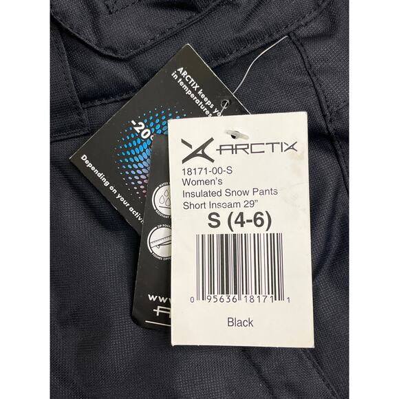 Arctix Black women’s insulated zipper pockets snow pants 5K,29”, size small(4-6) - Picture 5 of 16